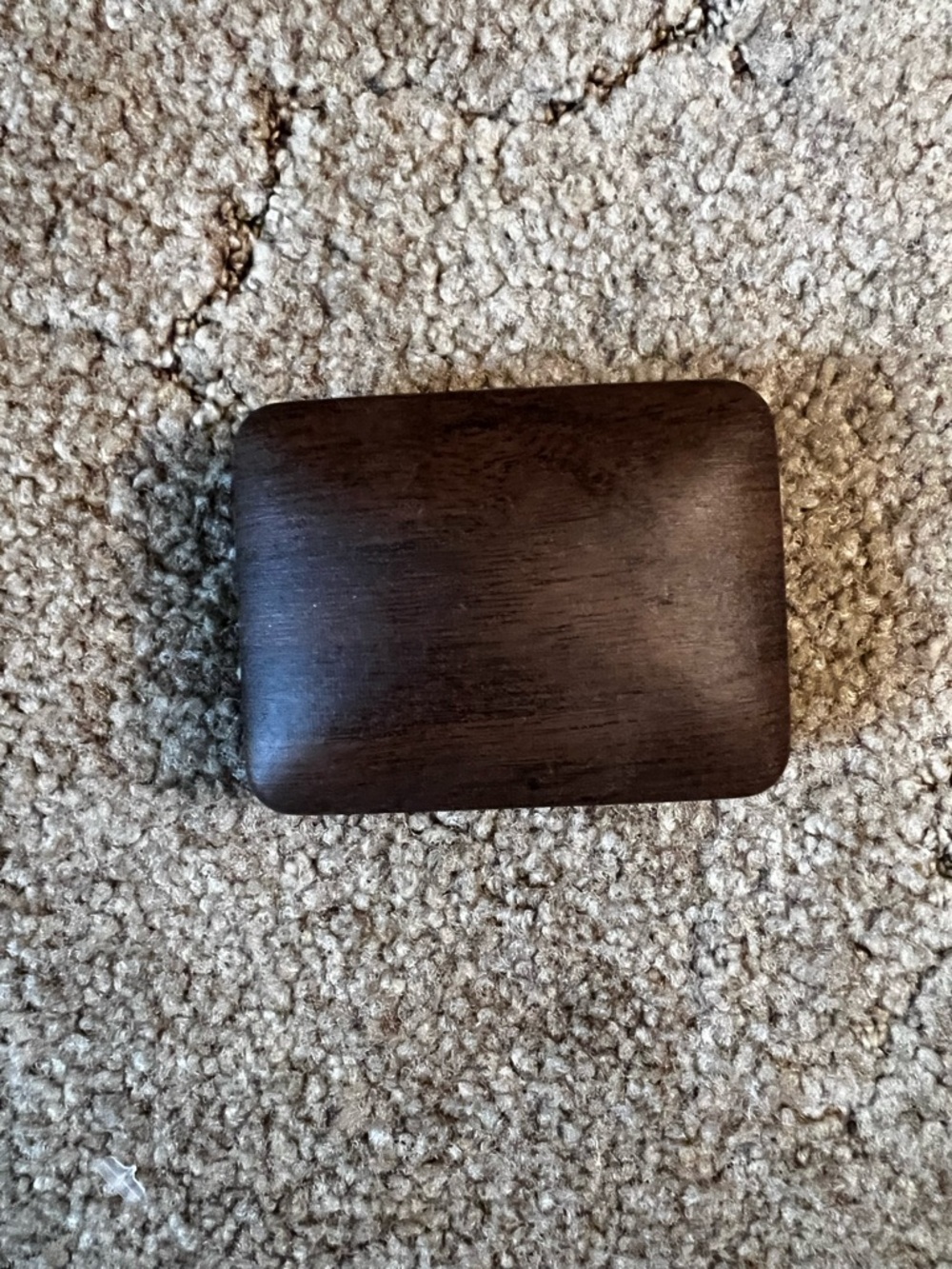Vintage Tally Hi Rectangular Trinket Box - Dark Brown